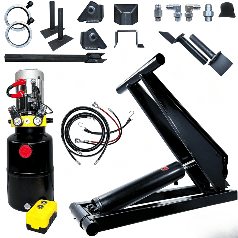 Scissor Hoist untuk Sistem Angkat Treler Dump